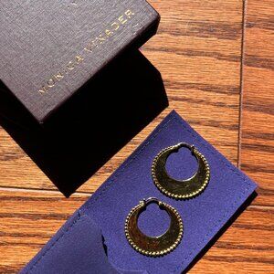 Beaded Large Hoop Earrings Monica Vinader